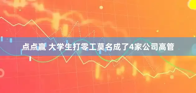 点点赢 大学生打零工莫名成了4家公司高管