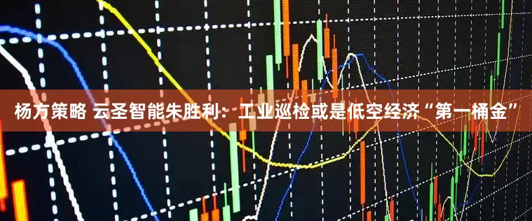 杨方策略 云圣智能朱胜利：工业巡检或是低空经济“第一桶金”